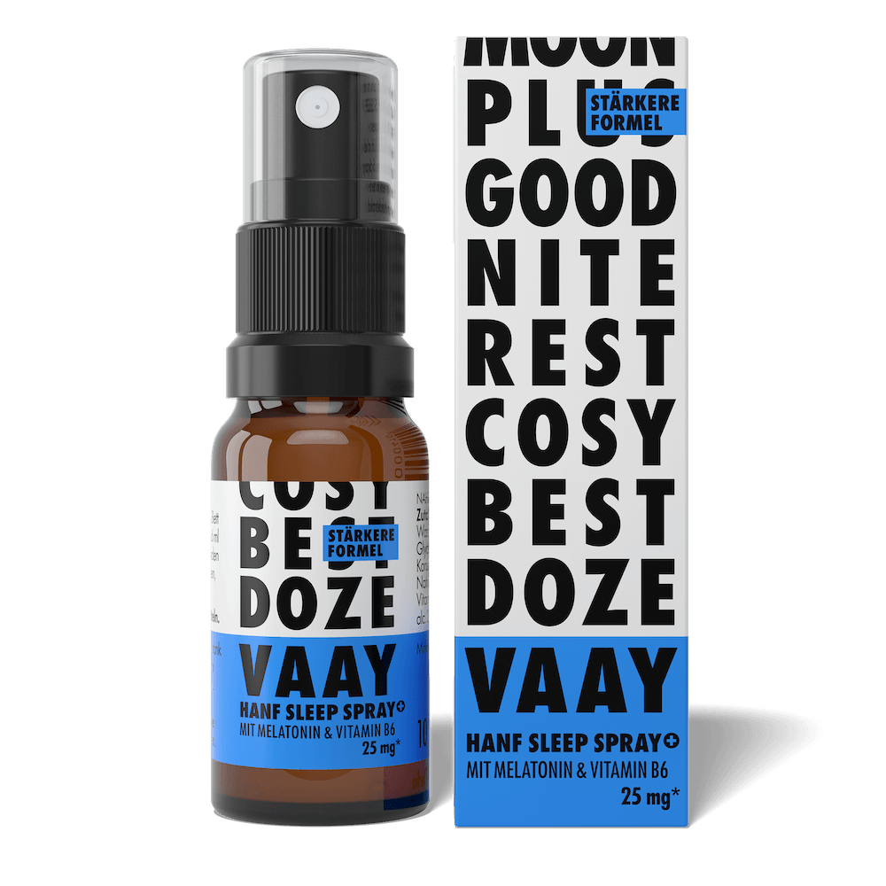 Vaay Hanf Sleep Spray Plus mit extra Melatonin - NEUROGOLD